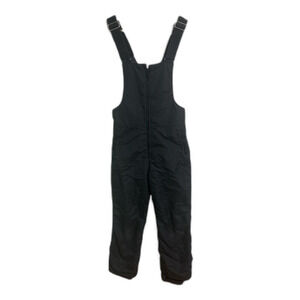 CB Sports Snow Bib Overalls Womens 12 Black Insulated Ski Pants Vintage 90s